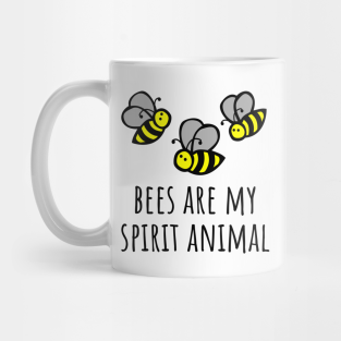 Bees Mug - Bees are my spirit animal by LunaMay